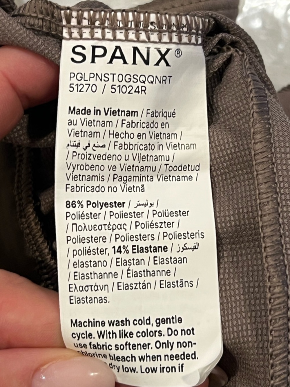 SPANX On The Move Wide Leg Travel Pant Brown XL NWT - Picture 5 of 5